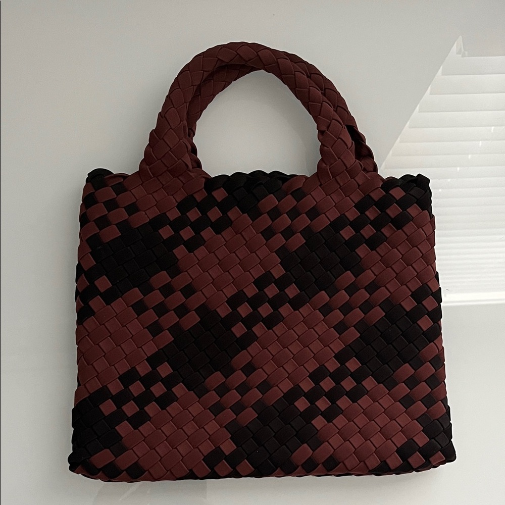 COS Woven Maroon and Black mini